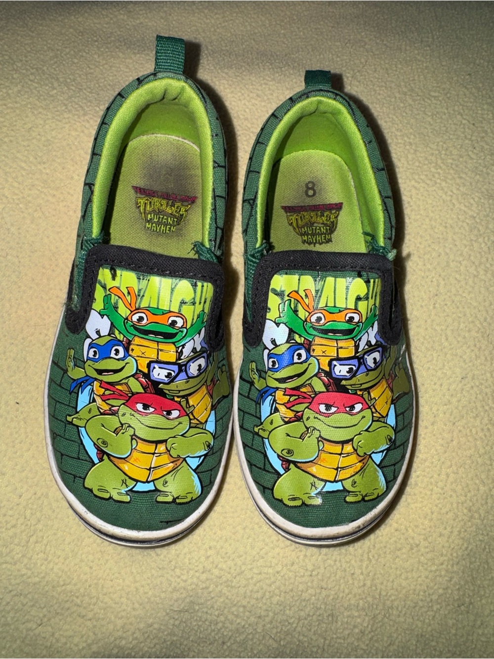 Teenage Mutant Ninja Turtles Kids Slip-On Sneakers - Green